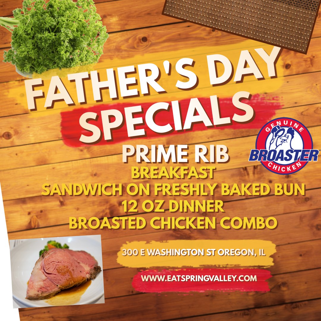 Happy Father's... - Spring Valley Restaurant & Drive Thru | Facebook