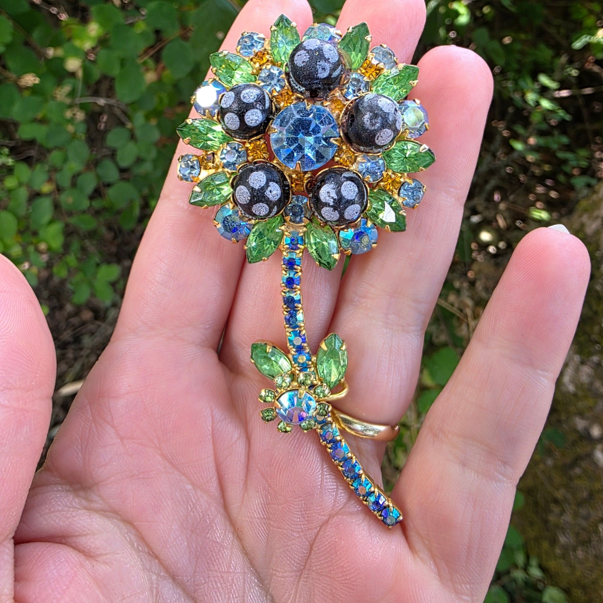Vintage Juliana AB brooch #1174/1386 for sale