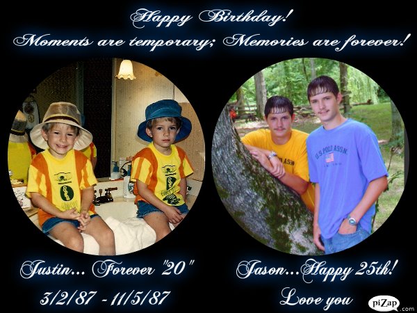 In... - In Loving Memory of Justin Wayne Goad 3/2/87 - 11/5/07