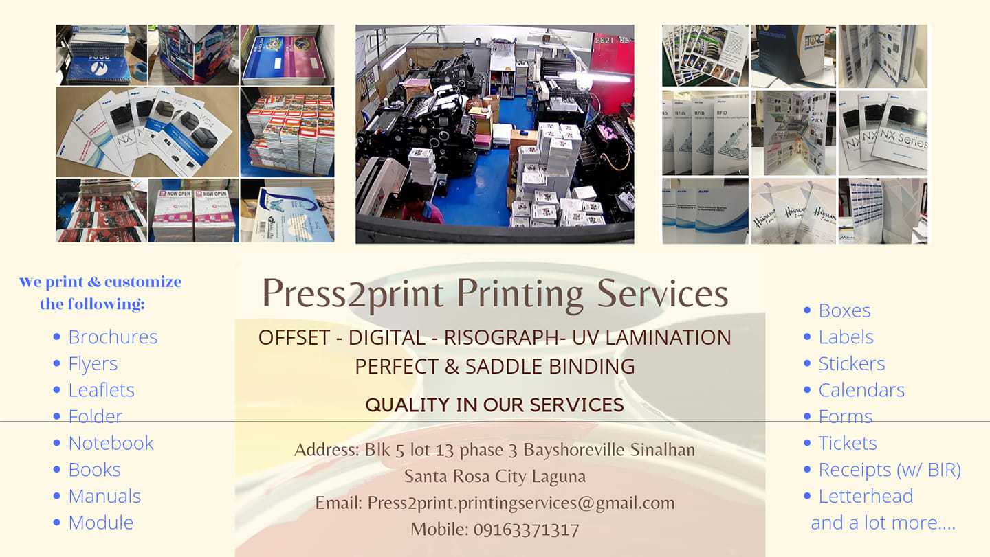 Press2print Printing Services - Offset & Digital | Santa Rosa