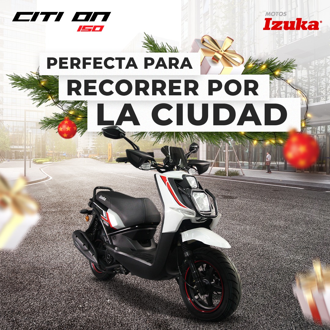Motos Izuka - La scotter #CitiOn es perfecta para recorrer...