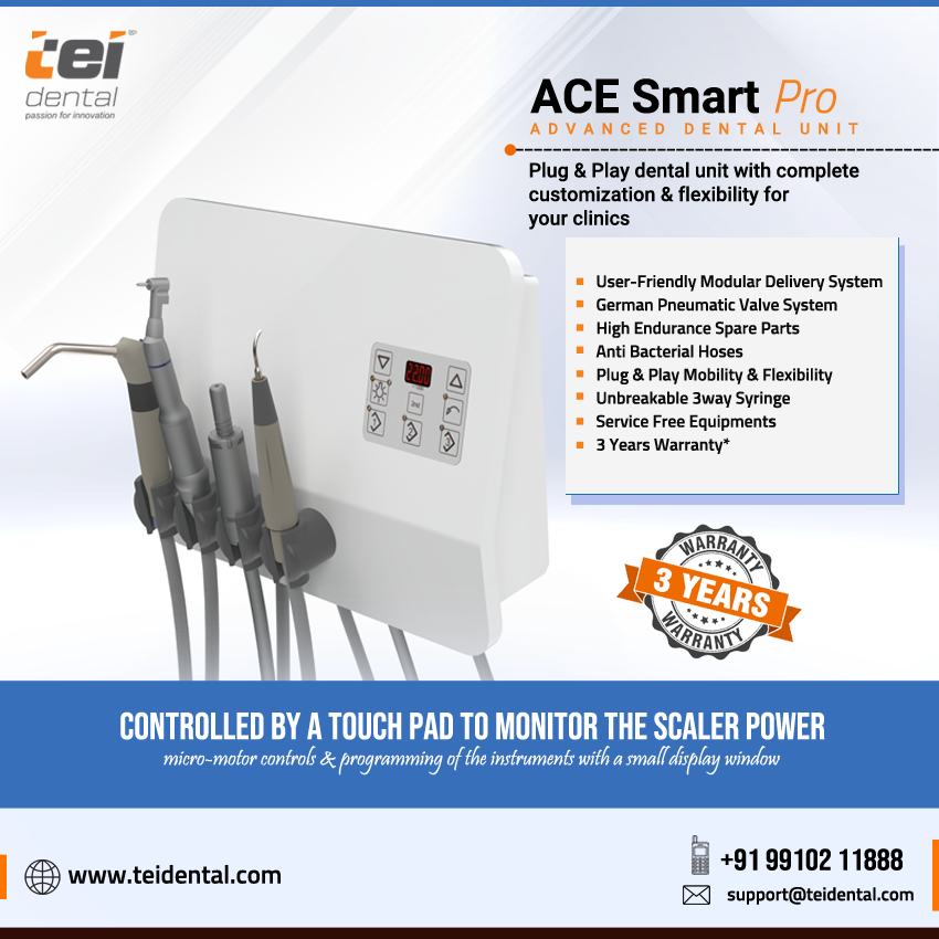 TEi Dental - 𝐀𝐂𝐄 𝐒𝐌𝐀𝐑𝐓 𝐏𝐫𝐨 𝐃𝐞𝐧𝐭𝐚𝐥 𝐮𝐧𝐢𝐭, The most advanced, Plug & Play ...