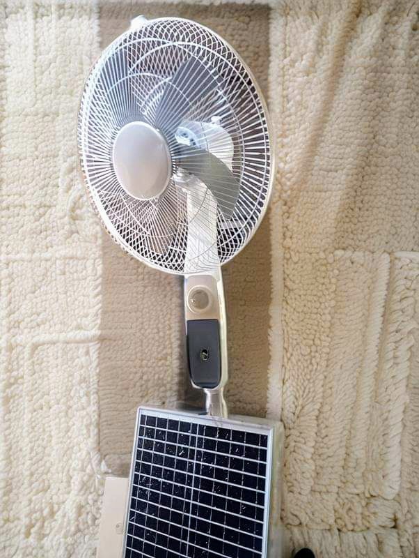 KSF - Introducing the 16-INCH SOLAR RECHARGEABLE STANDING FAN. Special ...