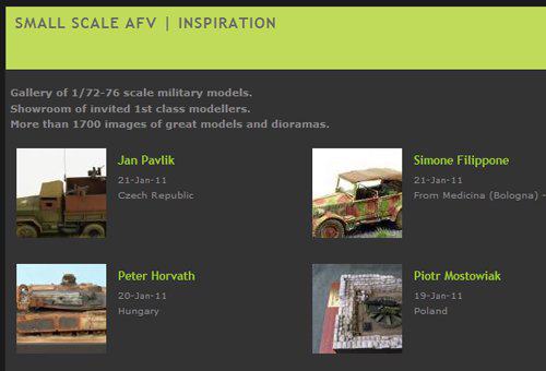 Small Scale AFV Inspiration