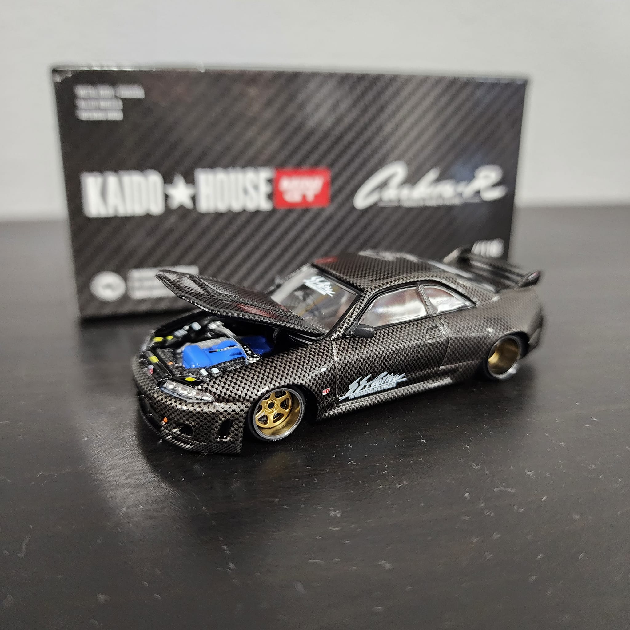 ミニカー 【新品】KHMG072 NissanSKYLINEGT-R R33 街道ハウス