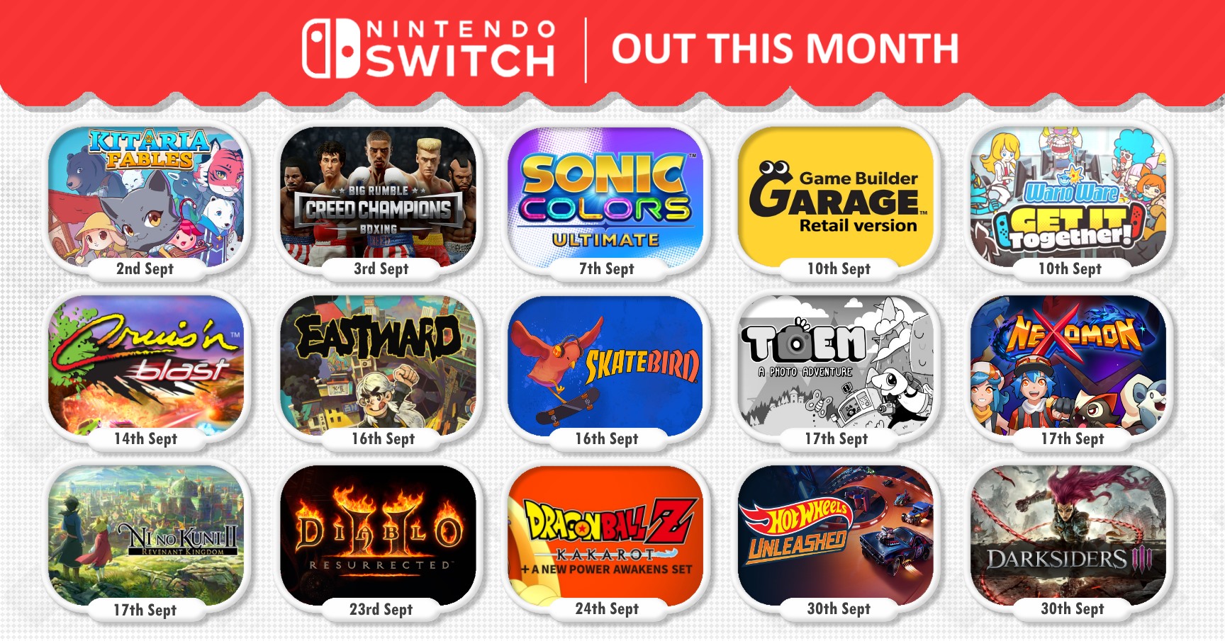 🎮📅 Welcome to a new month of Nintendo... - NintendoPlayers UK | Facebook