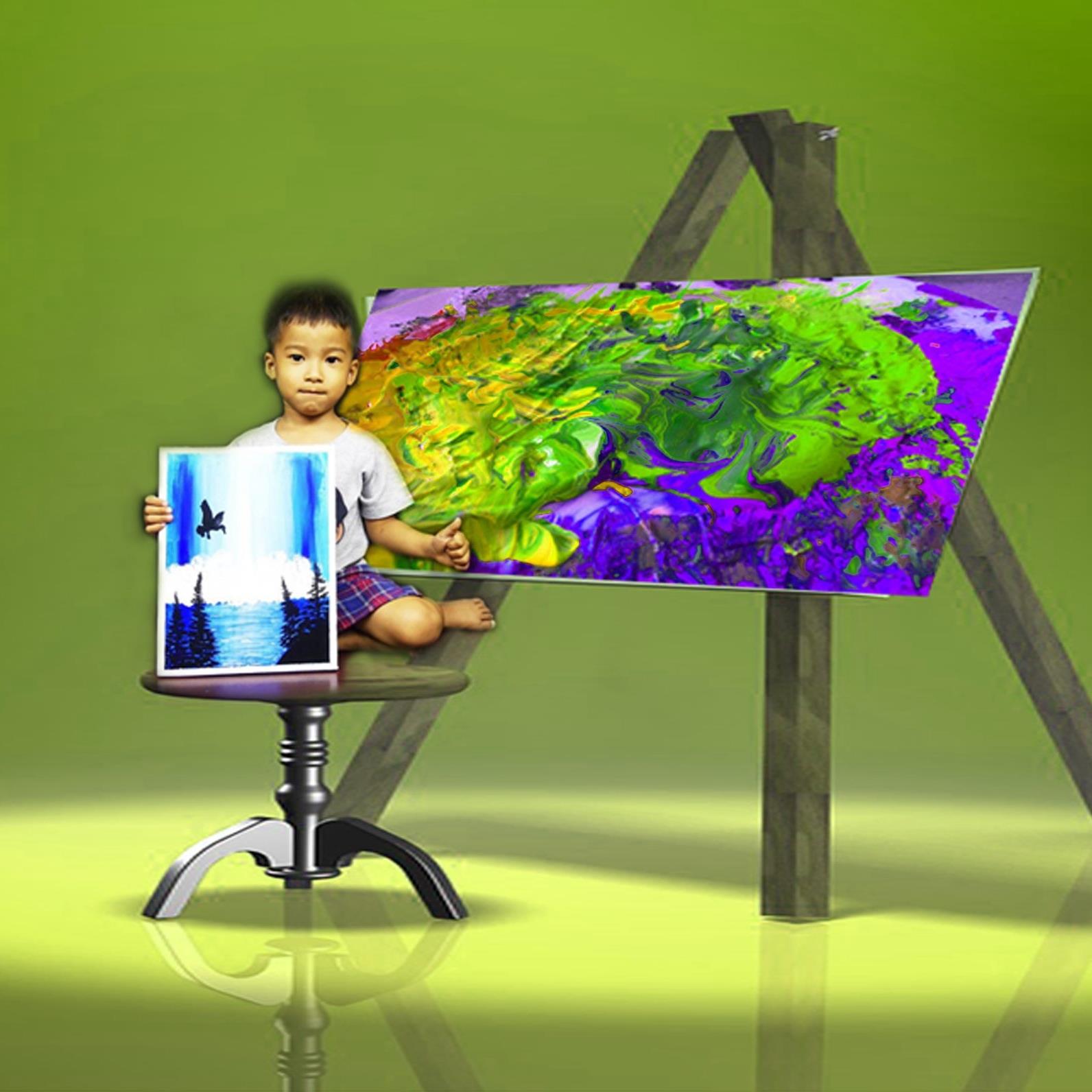 AMAZING MOTIVATIONAL AND SPIRITUAL SELF MADE ABSTRACT FINE ART WORK ...