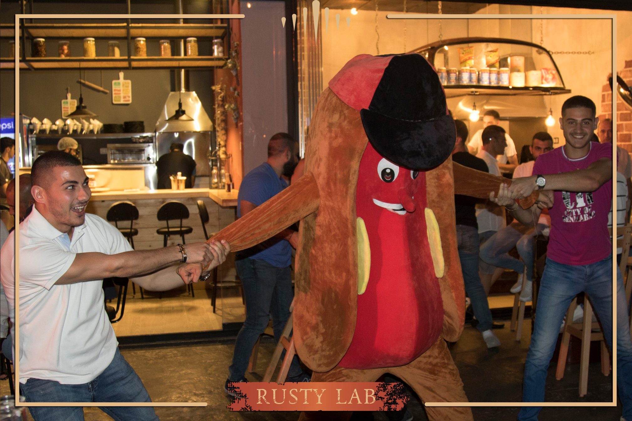 Rusty Lab - Our Hot Dog man is the funniest meet him at... | Facebook