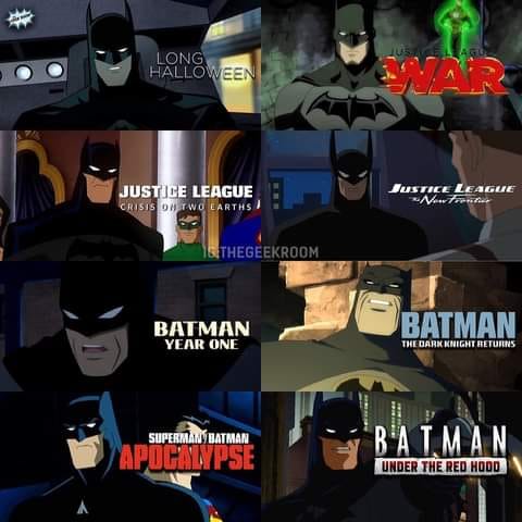 Evolution of BATMAN in DC Animations ... - The Movie Sachet