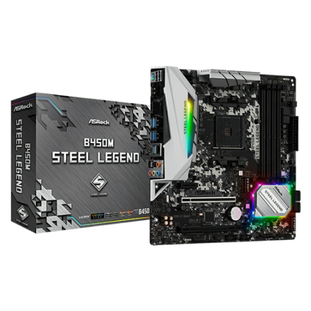 Which Ryzen is recommended for ASRock B550M Steel Legend?