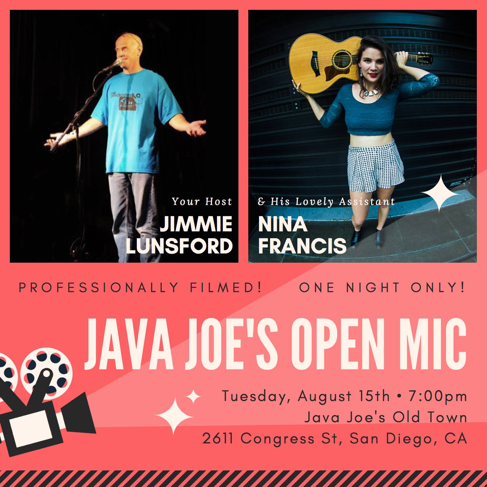 Java Joe's Open Mic | San Diego CA