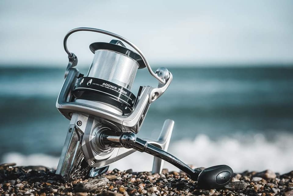 Atlantic 7000 FD Lot De 2 Moulinets Pêche Mer - Ligne Jaune Incluse - Beach Caster