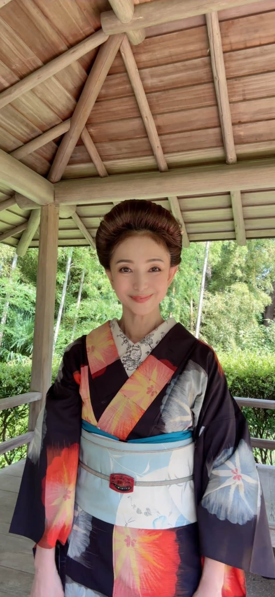 9月の夏着物 初秋には単衣にも見える（見えなくもない）素材の着物が