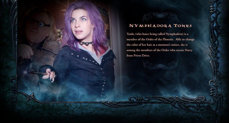 I'd like to be a Metamorphmagus just as Tonks