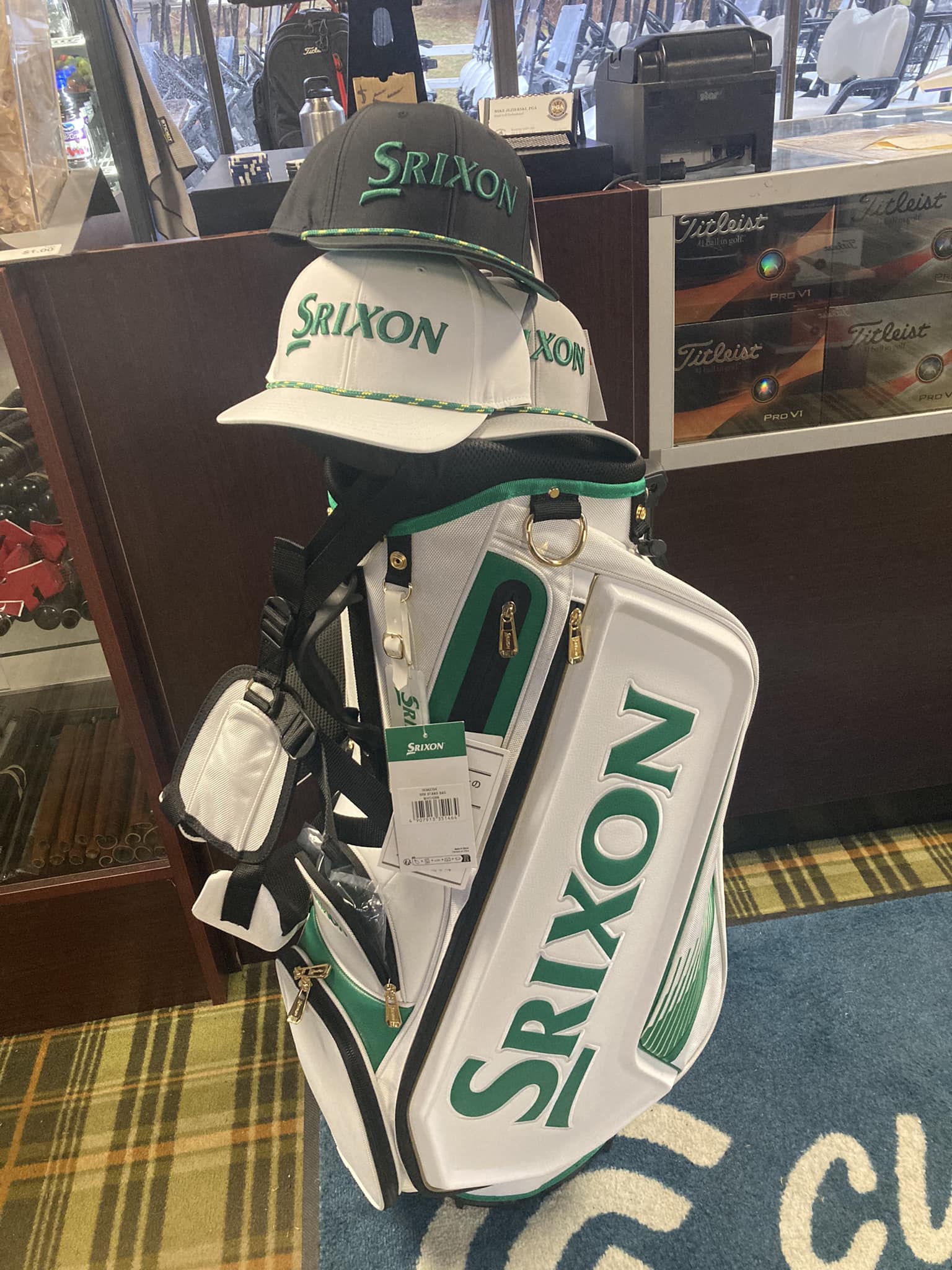 Augusta National Golf Club's patron shop has a huge lineup of