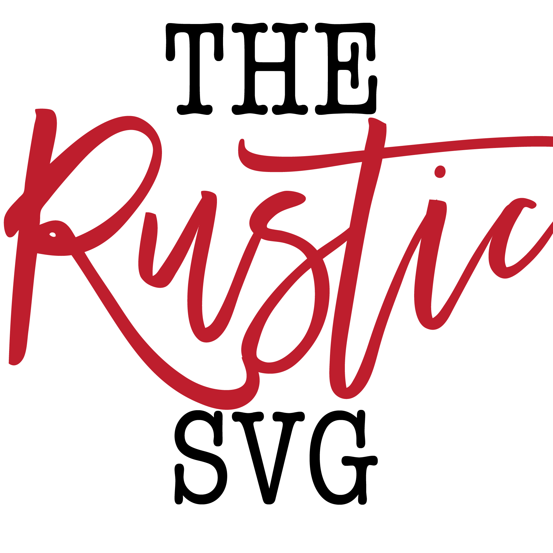 The Rustic SVG