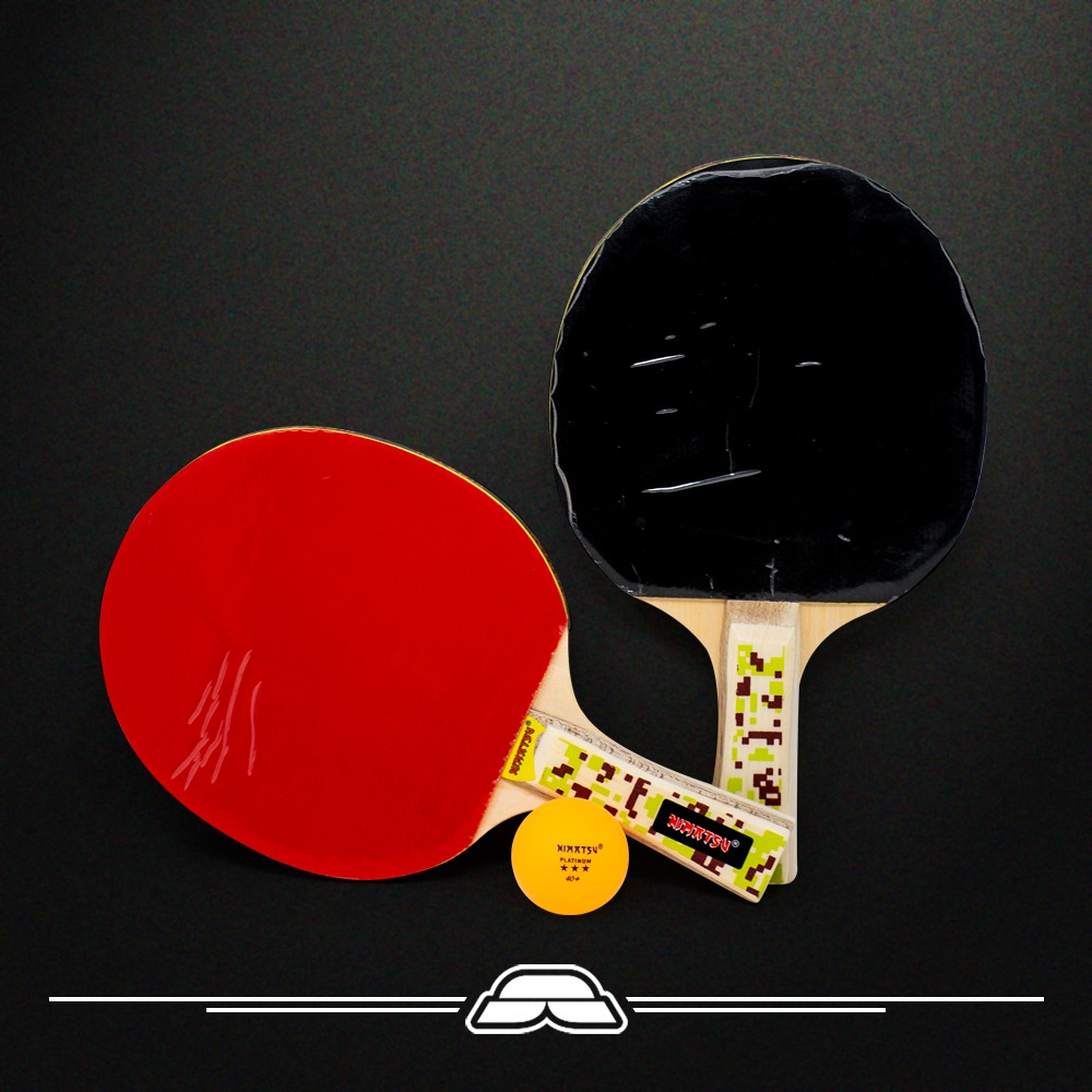 Saltarin Rojo - Nuestras paletas y pelotas de ping pong...