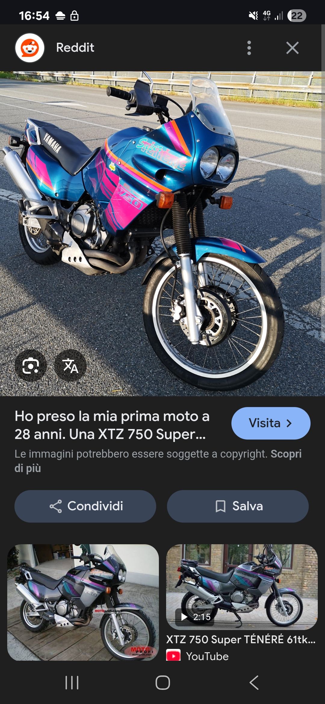 Manubrio In Alluminio Accossato Per Yamaha XTZ 750 Super Tenere 3WM 1990 – Diametro 22x5 Mm, Nero, Made In Italy