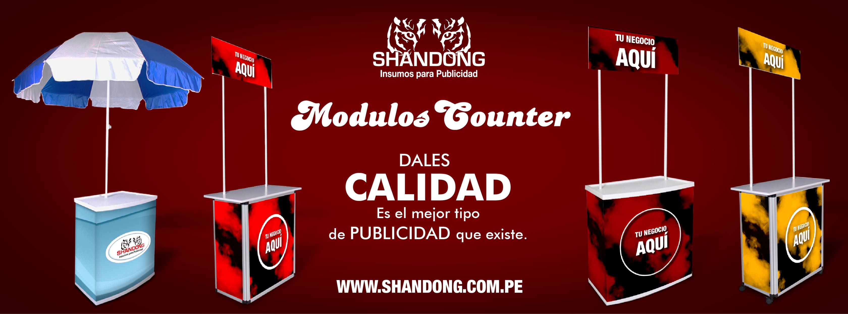 Modulos Counter Pvc Shandong | Lima