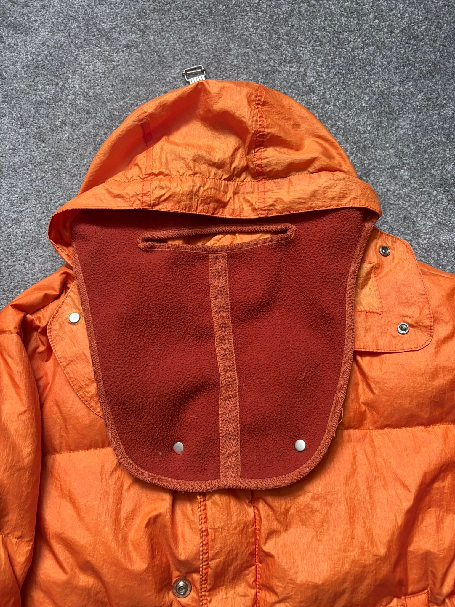 Stone Island 1989 Orange Ice Balaclava Jacket