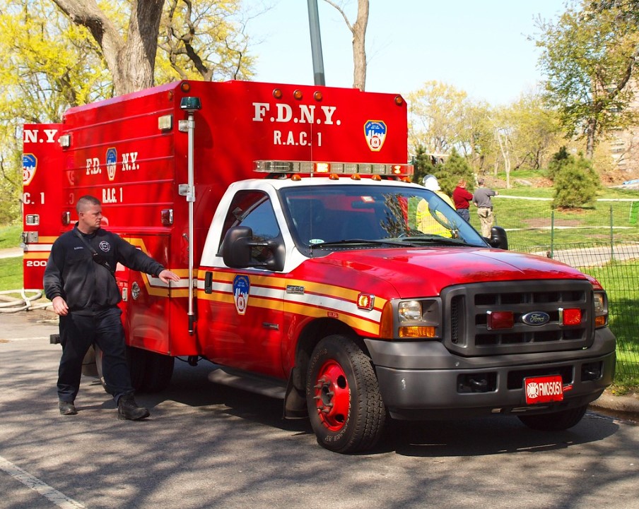 Fire - FDNY RAC Unit 1 Fire Vehicle, Central Park, New York City ...