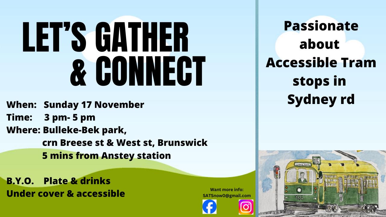 Sydney Road Accessible Tram Stops Campaign | Melbourne VIC