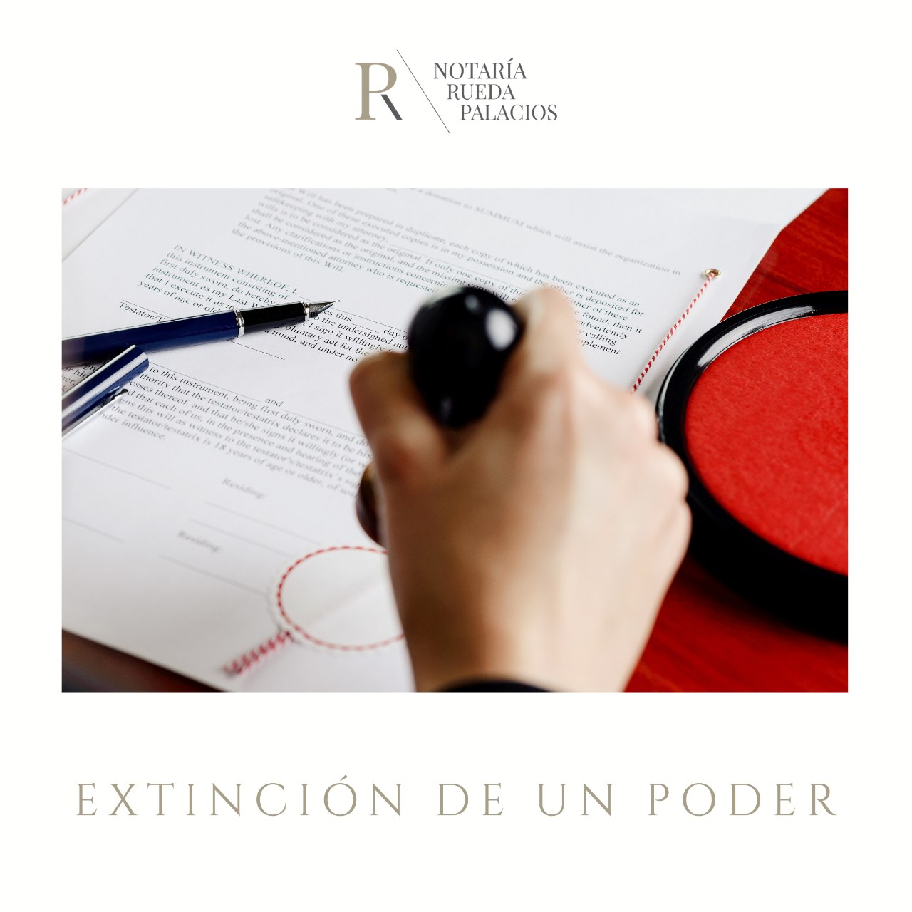 Notaría Blanca Palacios - PODERES - EXTINCIÓN DE UN PODER Un amigo me ...
