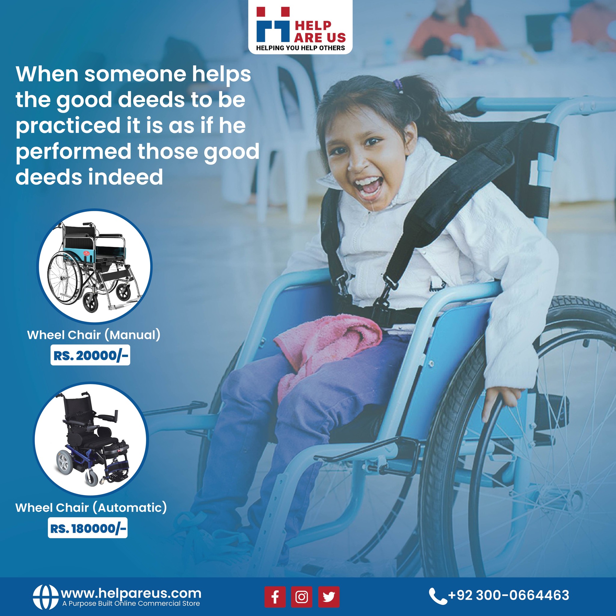 Help Are Us - Helping the disabled is indeed a significant...