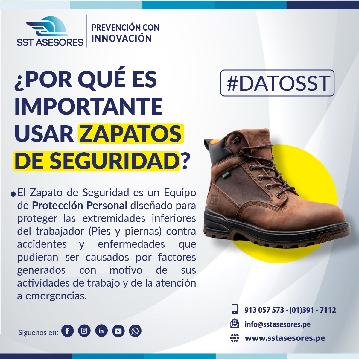 SST Asesores - #DATOSST ¿Por qué es importante usar los... | Facebook