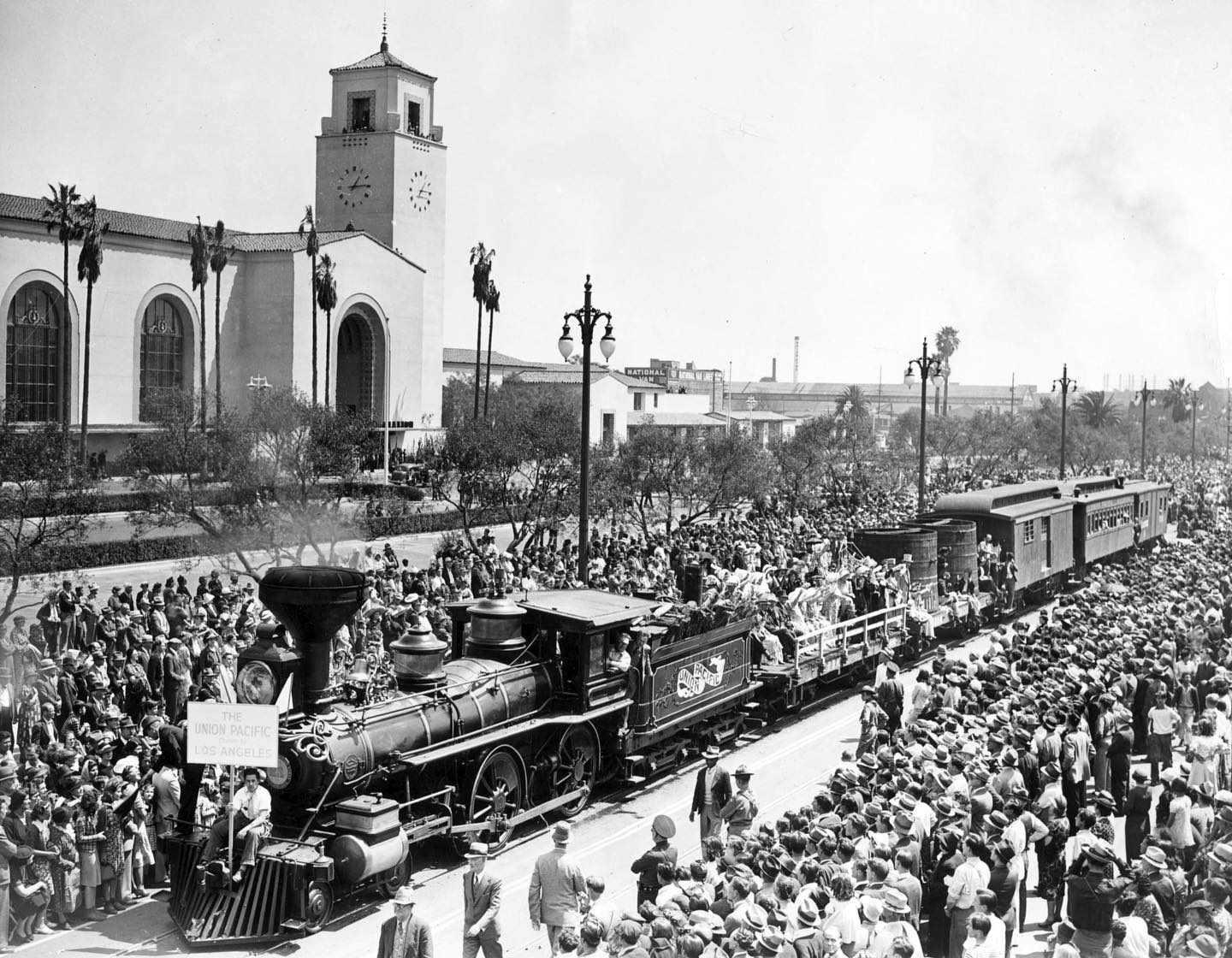 Union Pacific Railroad locomotives in Los Angeles