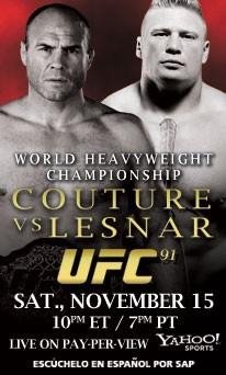 UFC - UFC 91: Couture vs Lesnar | Facebook