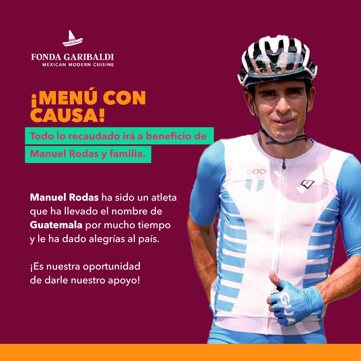 ¡Menú con causa! Manuel Rodas ha sido... - Os Cycling Academy | Facebook