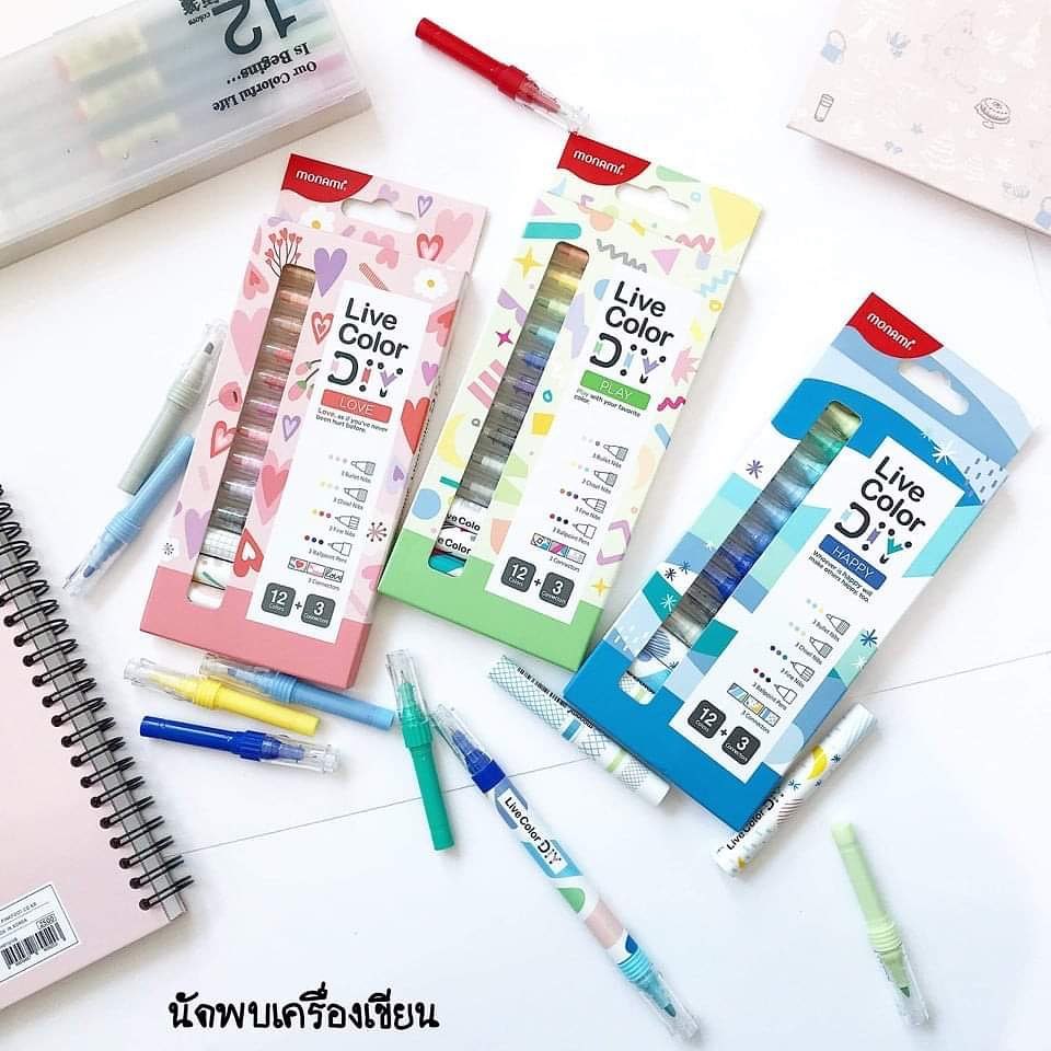 ชุดปากกา Live Color DIy เกาหลี🇰🇷... - นัดพบเครื่องเขียน | Facebook