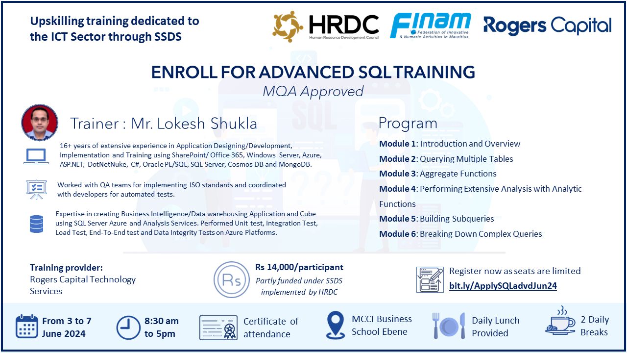 🚀 Upskill your ICT team with Advanced SQL Training! 🎓 Thanks to the ...