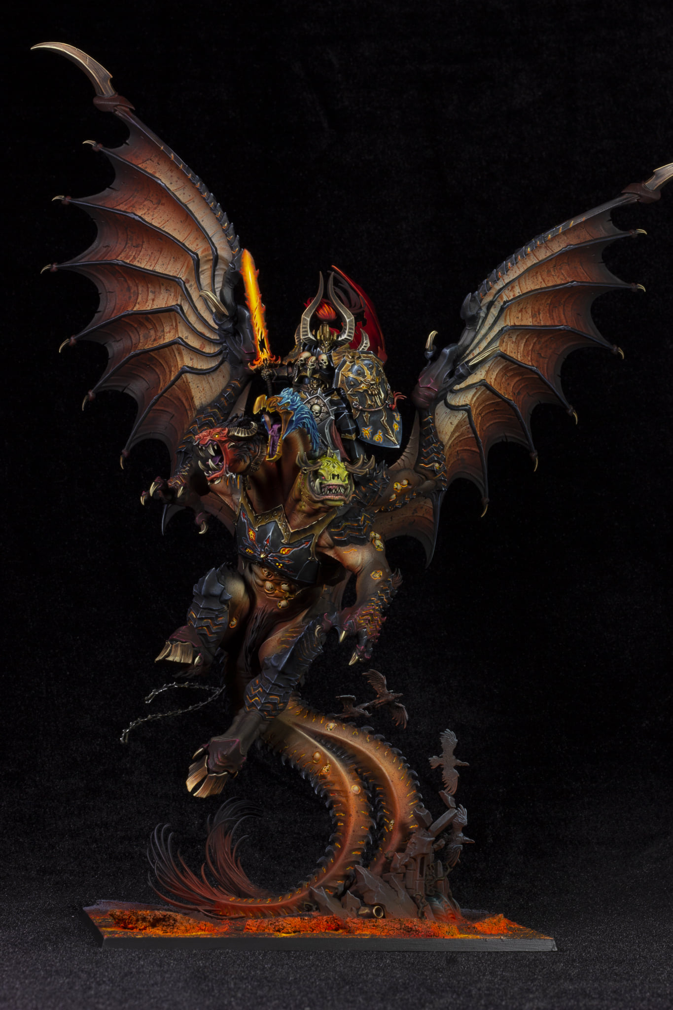 Finished painting Imrik, Dragon Prince of Caledor miniature