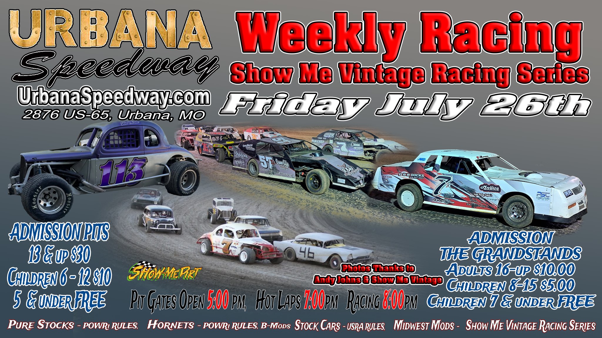 Weekly Racing & the Show Me Vintage Racing Series