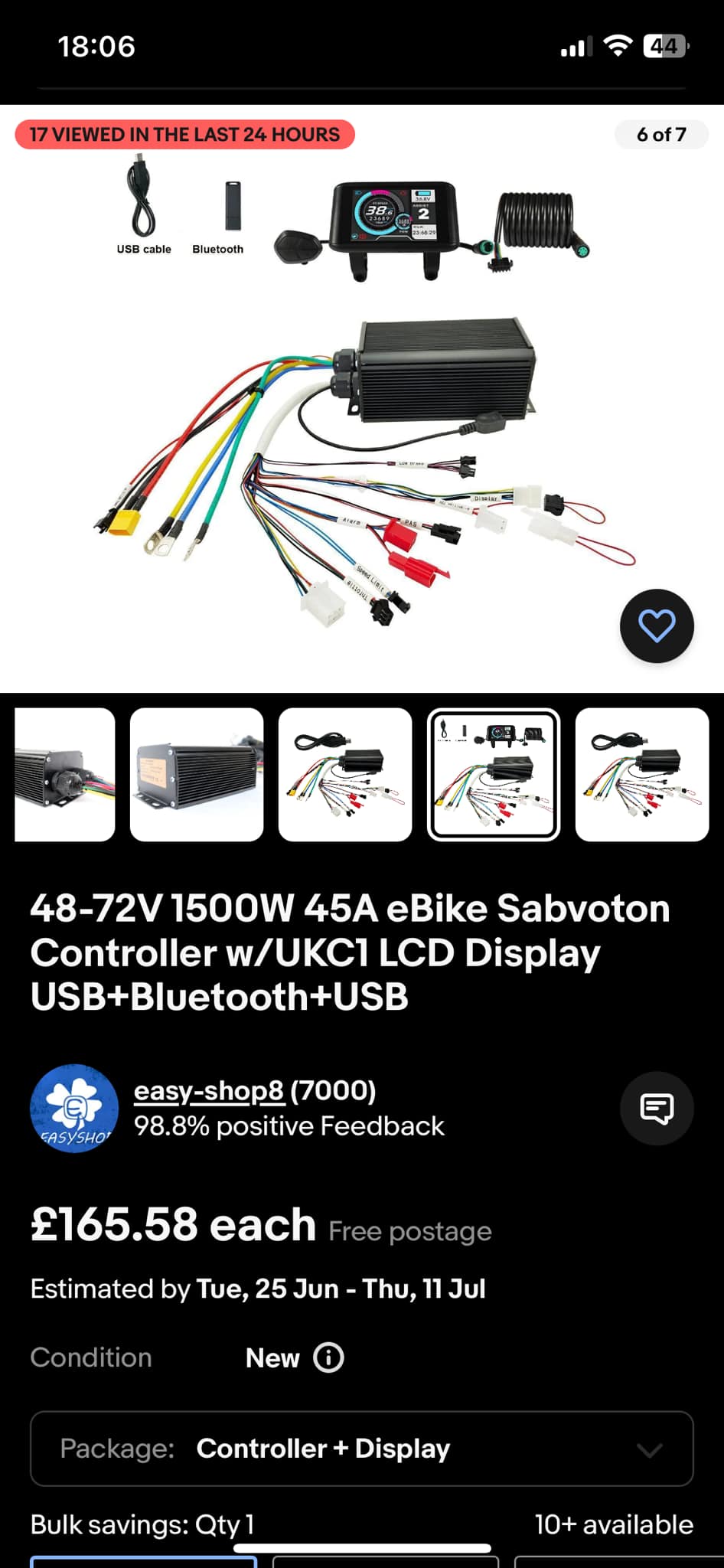 Are these two ebike controllers similar?
