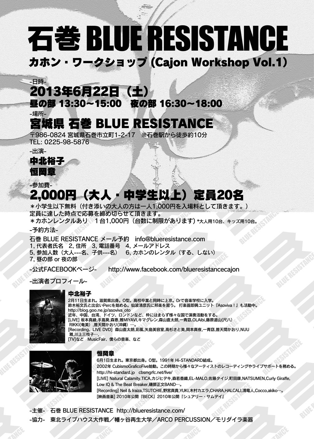 活動歴および当時の関連ビジュアル記録