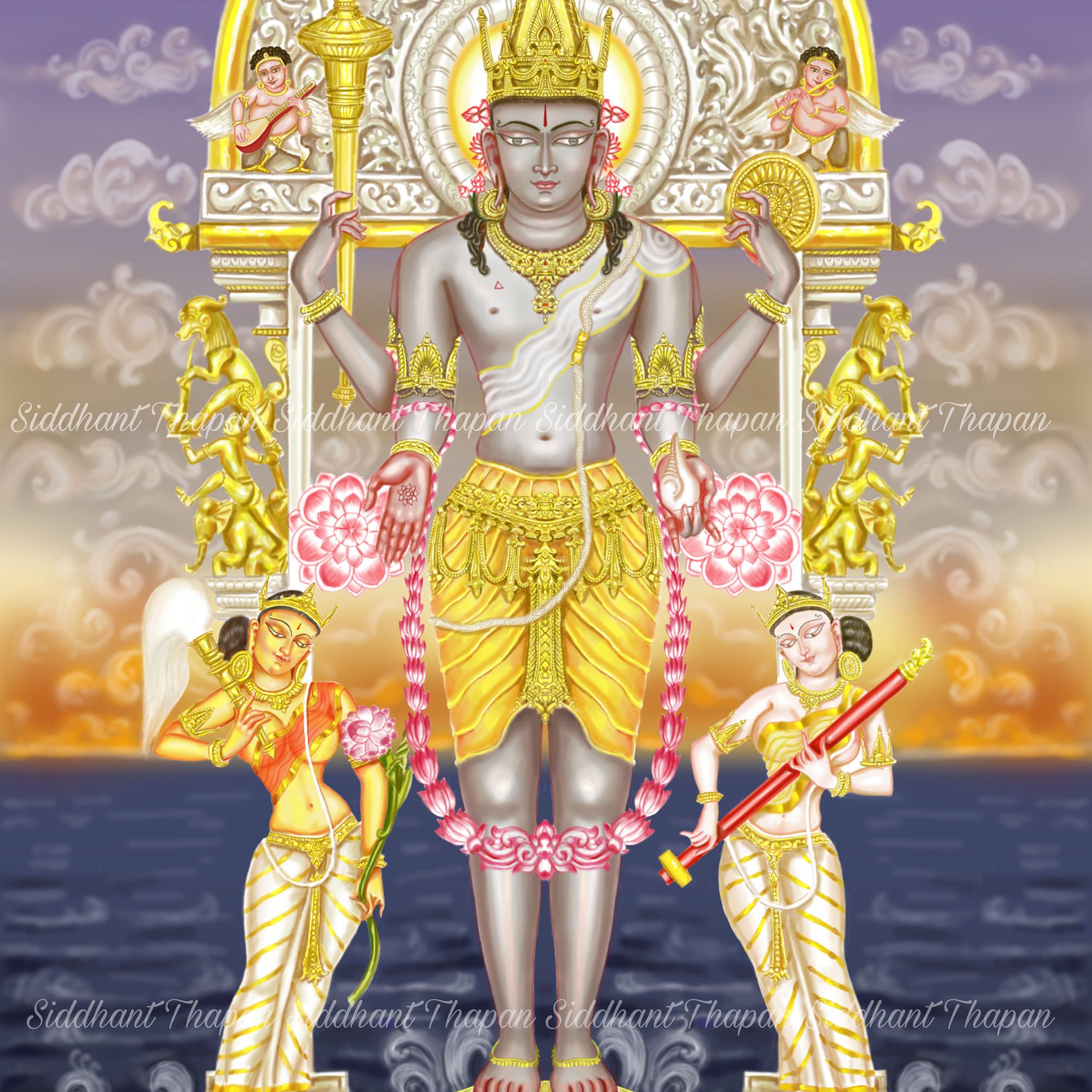 चित्रशाला - My poster color painting of lord Hanuman and... | Facebook
