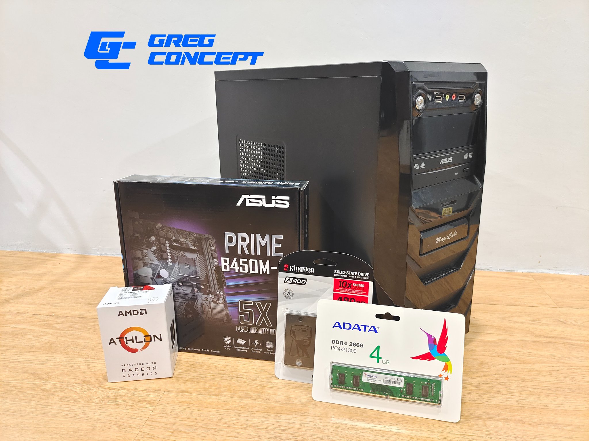 Greg Concept - Basic Office PC Upgrade -Asus B450m... | Facebook