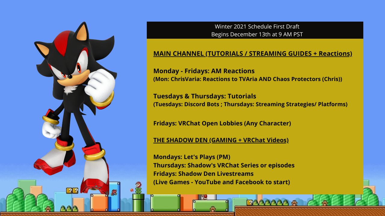 Francis - Here is the first draft of the Winter 2021 schedule, which ...