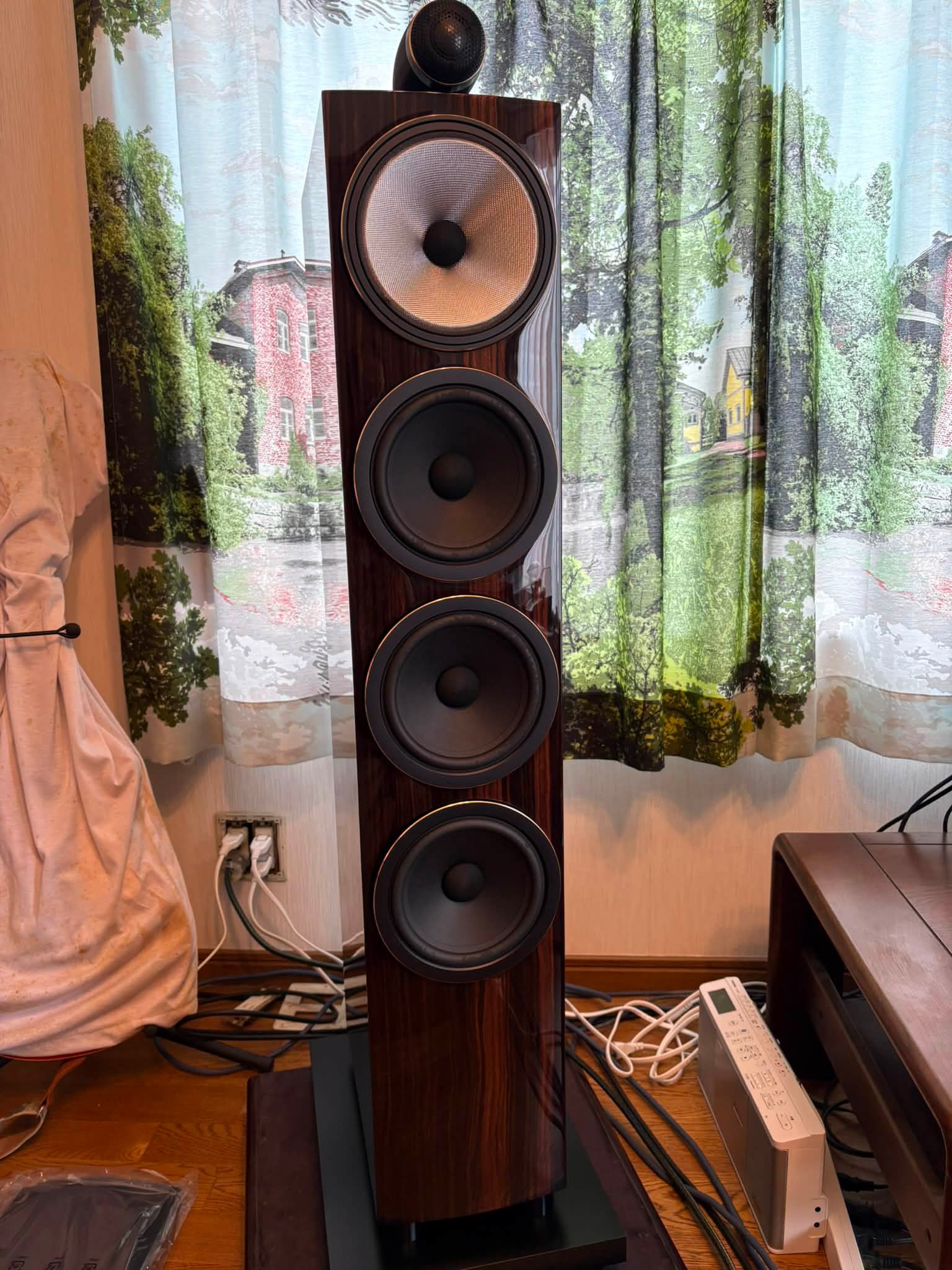 スピーカー劇場最終回 SONY SRS-015SP 平面スピーカー 裏側のラベルを