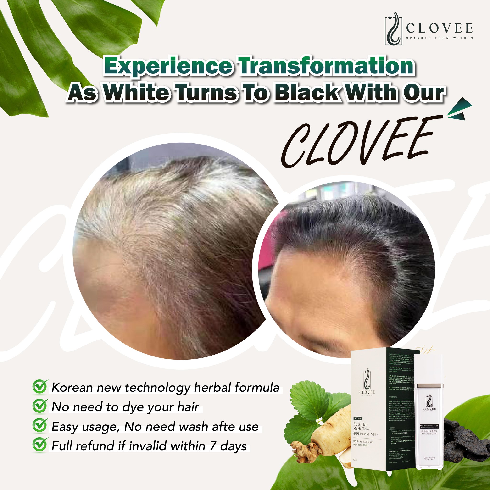 Really angry! . I really want to know why 【CLOVEE Black Hair