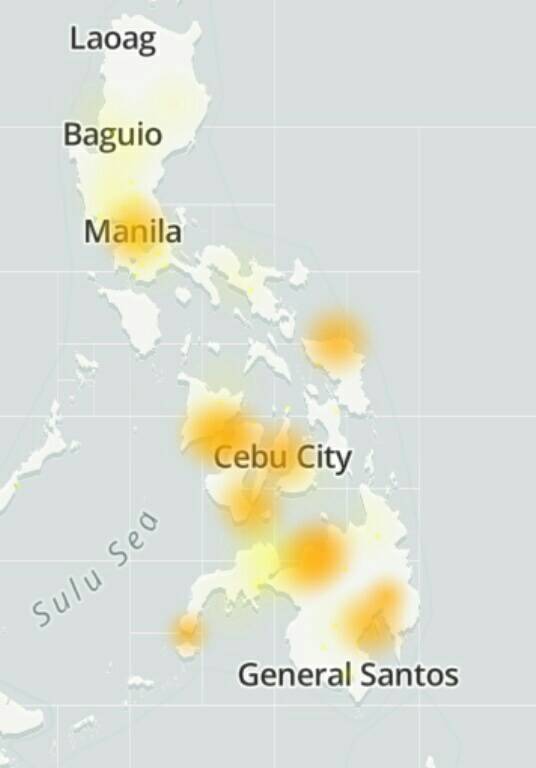 Base sa MAP DETECTOR ng PLDT... - Mindanao Weather Update