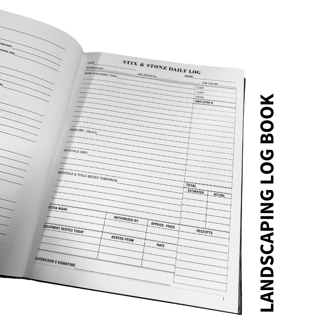 🌿📒 Elevate Your Landscaping Projects... - Log Books Unlimited