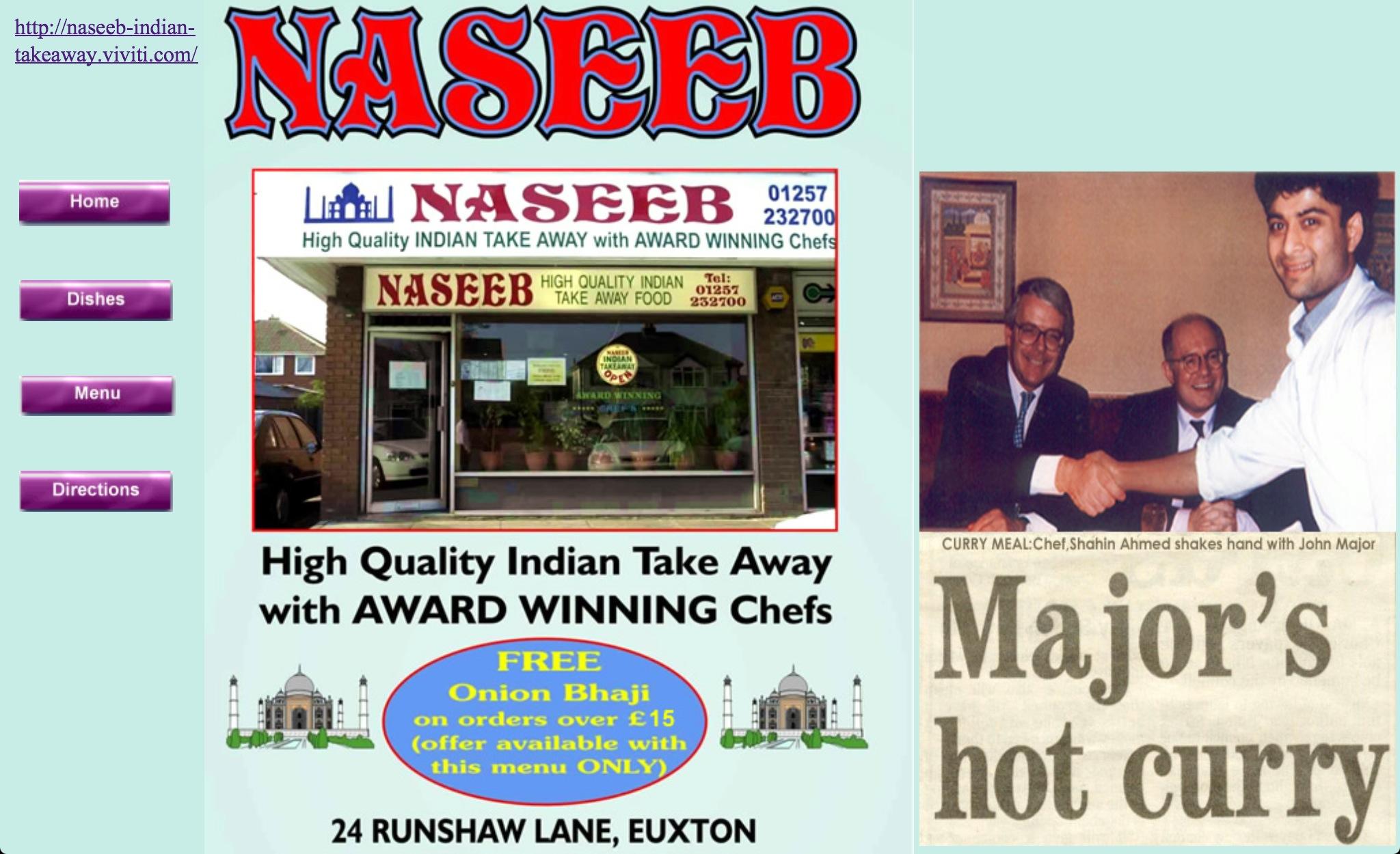 Naseeb Indian take away