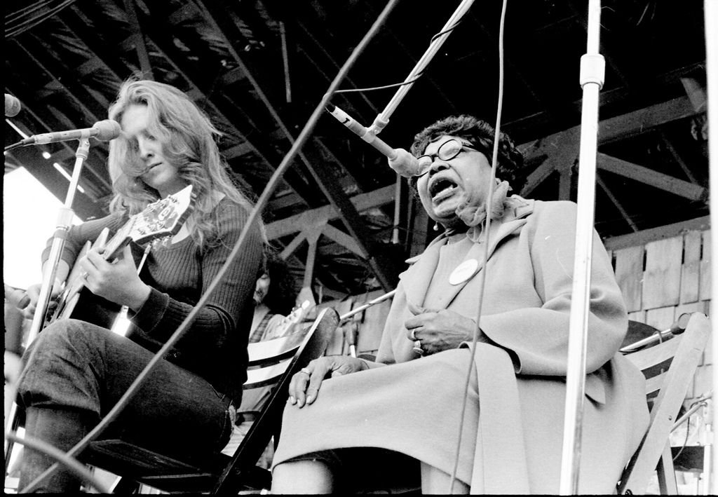 1972 Ann Arbor Blues and Jazz Festival crowd photos