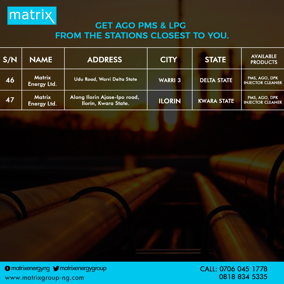 Matrix Group - Find your Matrix station at a location near... | Facebook