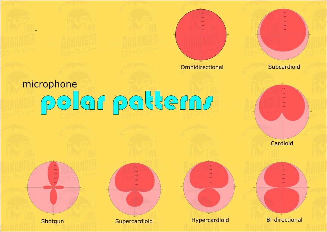 Microphone Polar Patterns หรือทิศทางที่ไมโครโฟนจะโฟกัสเมื่อทำการบันทึก ...