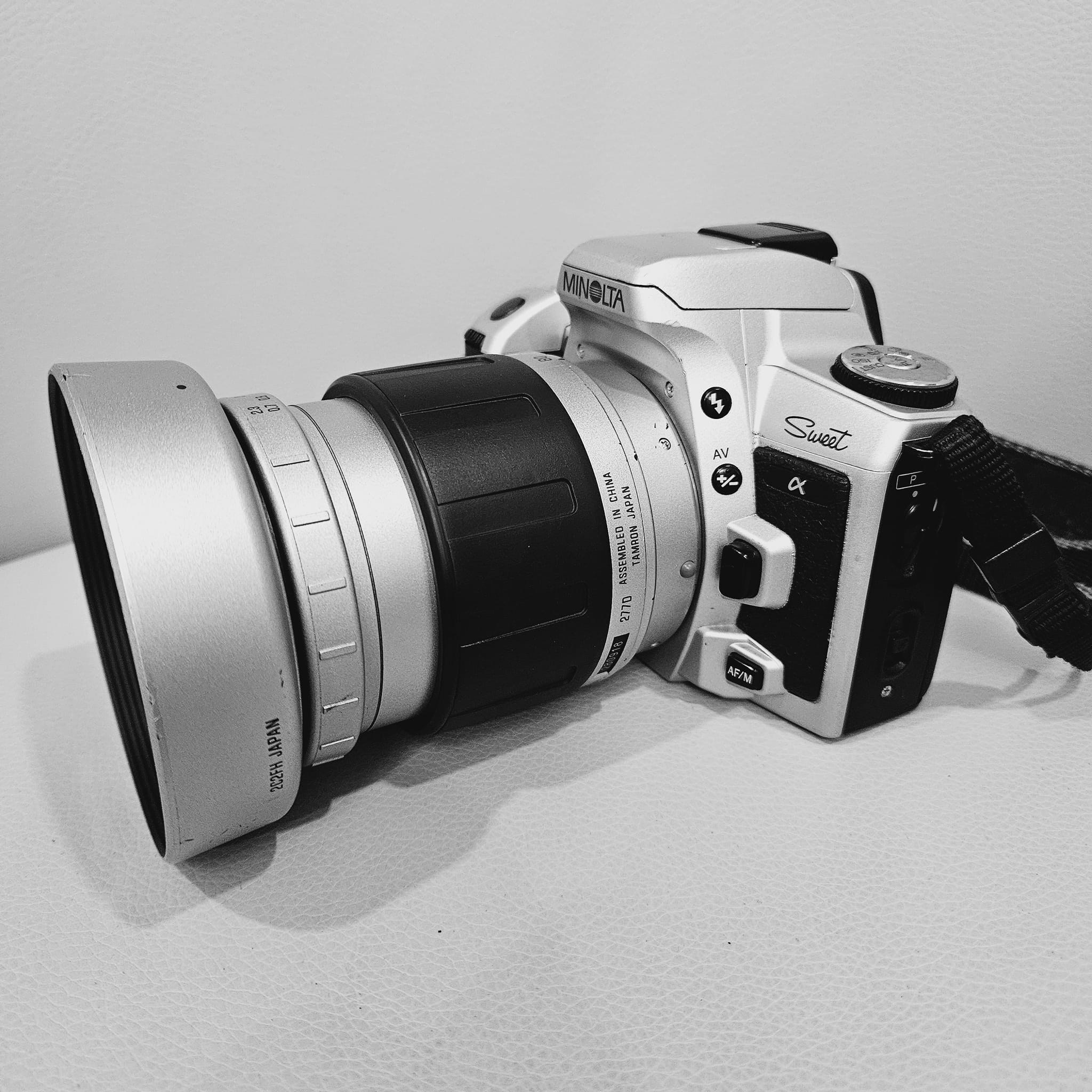 What are tips for using a Minolta Alpha Sweet S film camera?